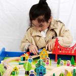 Mini Wooden 88pcs City Road Builder Wooden Board Game
