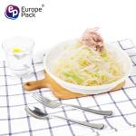 Disposable Biodegradable Corn Starch Snack Cake Plates Eco- friendly Round Trays