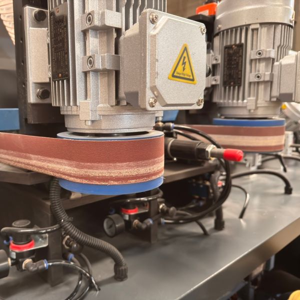 32KW Dual Spindles Wood Sanding Machine For Panel Furniture