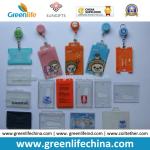 China Factory Supply Cheap Soft PVC Clear Without Logo ID Name Card Holder
