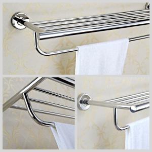 Wholesale Lavatory Bathroom Towel Racks OEM ODM Wall Mount Towel Shelf Stainless Steel 304 from china suppliers