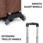 OEM Rolling Garment Male Travel Duffle Bag With Trolley Sleeve Multipurpose