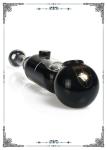 Glycerin Freezable Coil Spoon Hand Pipe Black With Gold Lable Smoking Tobacco