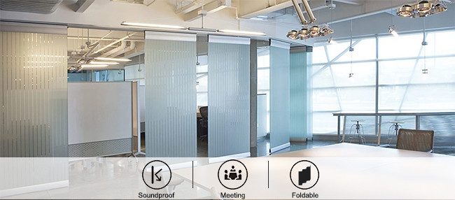New Trand Dimming Glass Partition With Electric Atomized Glass Partitions For Meeting