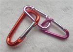 Small Personalized Promotional Gifts Carabiner Multiple Colors D - Shaped