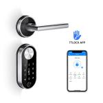 Electronic Door Locks Aluminum Alloy Biometric Bluetooth Door Lock