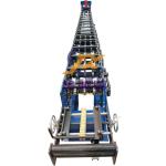 Ppgi Galvanized Roof Ridge Cap Roll Forming Machine Colour Coated