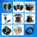 Large Size Vulcanized 10" Flanged Rubber Expansion Joint Supplier For Pumps