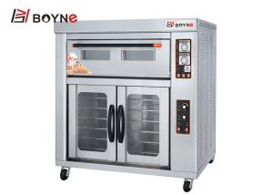 Wholesale One Deck Two Tray Electric Deck Oven with Twelve Proofer for Bakery from china suppliers