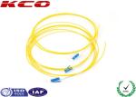 LC UPC Simplex Fiber Optic Pigtail 0.9mm PVC LSZH / Fibre Optic Patch Cable OFNR