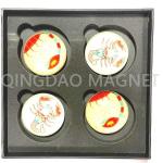 Dia 30mm SmFeN Decorative Refrigerator Magnets Permanent Magnet Assembly