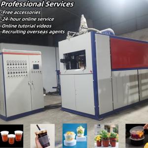 Wholesale Used Disposable Plastic Cup Making Machine Ice Cream Cup Plastic Thermoforming Machine from china suppliers