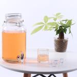 Wholesale High Quality Clear Juice beverage Dispenser 4803ml Glass drink