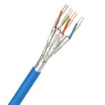 23AWG FFTP CAT6A Cable Blue LSZH 10Gbps High Speed Network Cable 1000Ft