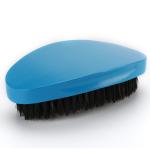 Abeis Blue Wave Brush Soft Medium Boar Bristle For Hair Beard Mustache Grooming