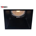 square Deep Cup Anti Glare Downlights for Living Room White Recessed Spotlights