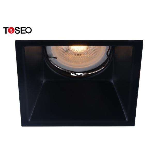 square Deep Cup Anti Glare Downlights for Living Room White Recessed Spotlights
