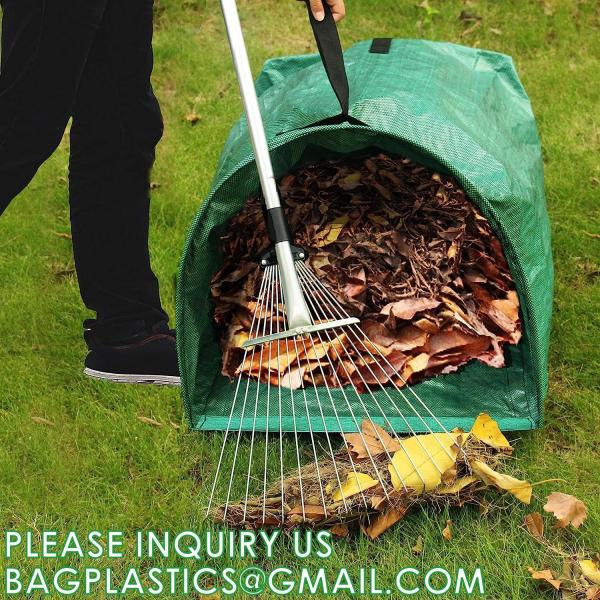 Heavy Duty Home and Yard Waste Bag 48-Gallon Woven Polypropylene, Reusable Lawn