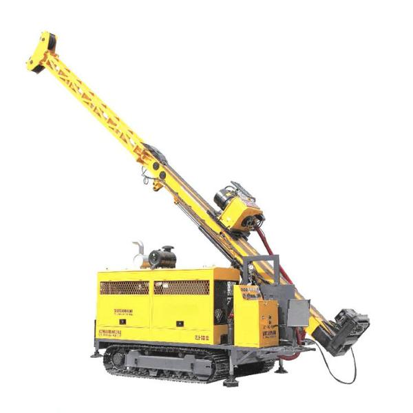 680m - 1500m Depth Core Drilling Rig 195HP Diesel Engine Crawler Mounted Drill