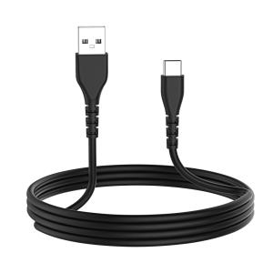 Wholesale 6FT Fast Charging 3A Rapid Charger Quick Cord, Type C to A Cable Black from china suppliers