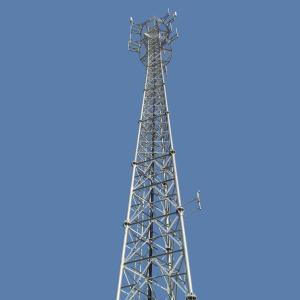 Wholesale Galvanized 40m Self Supporting Mast For Broadcast from china suppliers