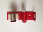 Red Color Metal Fence Accessories / Steel Gate Latch Carbon Steel Material