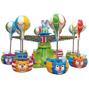 Wholesale The circus animals in 8 colors big helicopter lifting and revolving amusement park ride from china suppliers