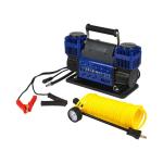 Powerful 12V/24V 150PSI Tyre Inflator with 2.4M Battery Clips and High Speed