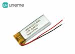 3.7V Low Self - Discharge Rechargeable Lithium Polymer Battery 401230 110mAh