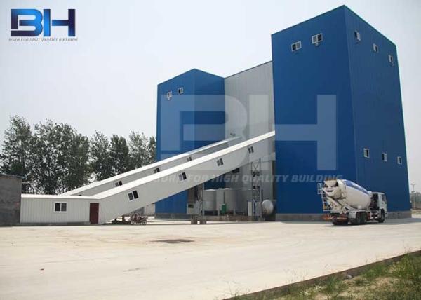 Industrial Computer Control Concrete Batching Plant With High Production