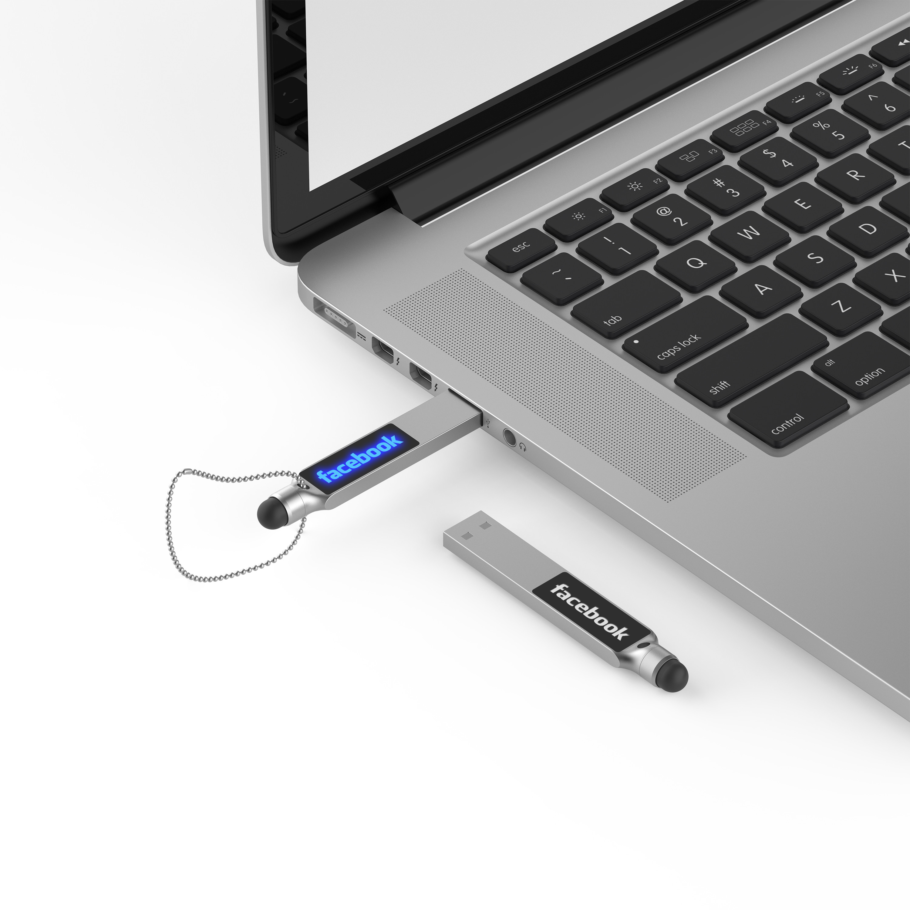 Metal Casing Storage Expansion USB Flash Drive For Photos Videos Music Files MUF