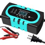 Universal 12V 10A Car Battery Charger Pulse Repair Charger for Gel AGM Lead Acid