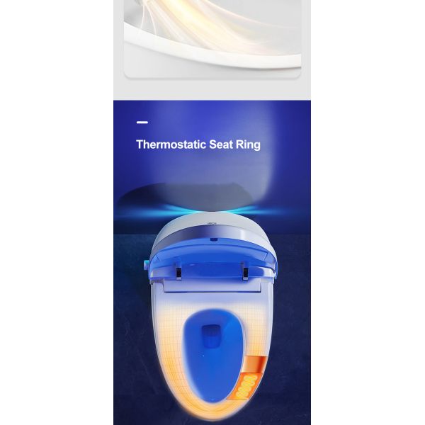 ARROW Luxury Smart Toilet with Heated Seat Remote Control and Self-cleaning Glaze Intelligent Bidet Toilet