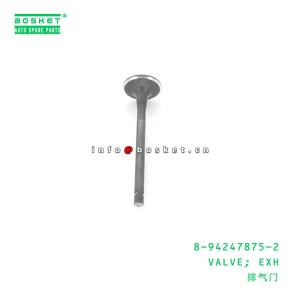Wholesale 8-94247875-2 Engine Exhaust Valve 8942478752 For ISUZU NKR55 4JB1 from china suppliers