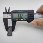 13.2mm*29.3mm Black Backpack Plastic Buckle For Bag