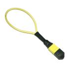 SM MM Fiber Optic Loopback MPO MTP Patch Cord 0.9mm 2.0mm