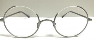 Wholesale Half Rim eyeglasses Round spectacle frames nickle-free plating metal frame light weight from china suppliers