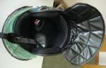 full face compact resistant police anti riot helmet with metal visor