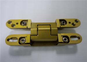 Wholesale Chrome Painted / Gold Painted 3D Adjustable Concealed Hinge 135x18x21 mm from china suppliers
