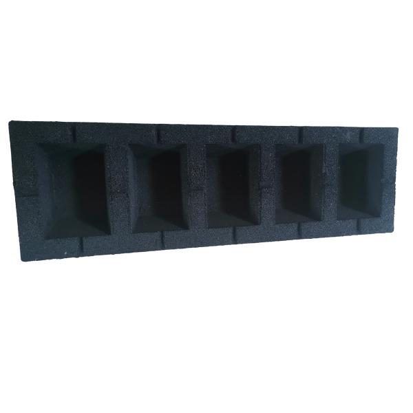 Non Slip Big Foot Rubber Feet 24" Mini Split Rubber Feet 600*180mm For Heat Pump