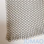 Stainless Steel Ring Mesh Chainmail Curtain For Architecture Shower