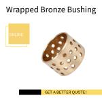 CuSn8, Cylindrical Wrapped Bronze Bearings
