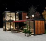 Galvanized Steel Square Tubes Main Structure Container Houses for Luxury