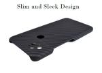 Black Aramid Fiber Phone Case For Google Pixel 5 Carbon Fiber Case