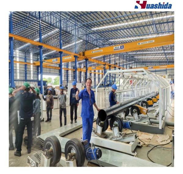 3lpe 2lpe Fbe Coating Machine For Steel Pipe Anticorrosion Production Line In