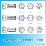 High Quality Rock Drilling DTH Bits SD4,DHD350,COP64,QL 50,Mission 80,SD12