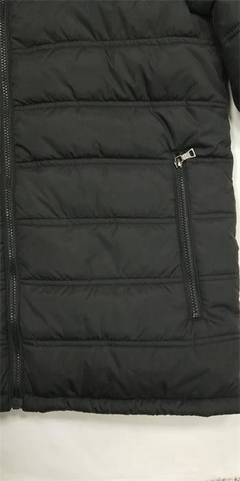 Lightweight Puffa Jacket Navy Blue Long Padded Coat