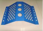 Single Peak Windbreak Fence Panels Perforated For Construction Site