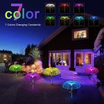 Atmosphere Decorative Lights for Waterproof Villa Area LED Fiber Optic Jellyfish