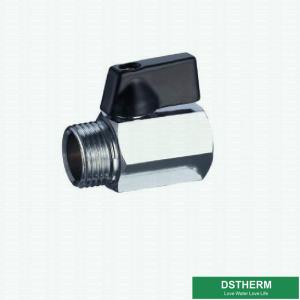 Wholesale Chrome Plated Customized Mini Forged Brass Ball Valve Male Female Threaded Brass Ball Valve from china suppliers
